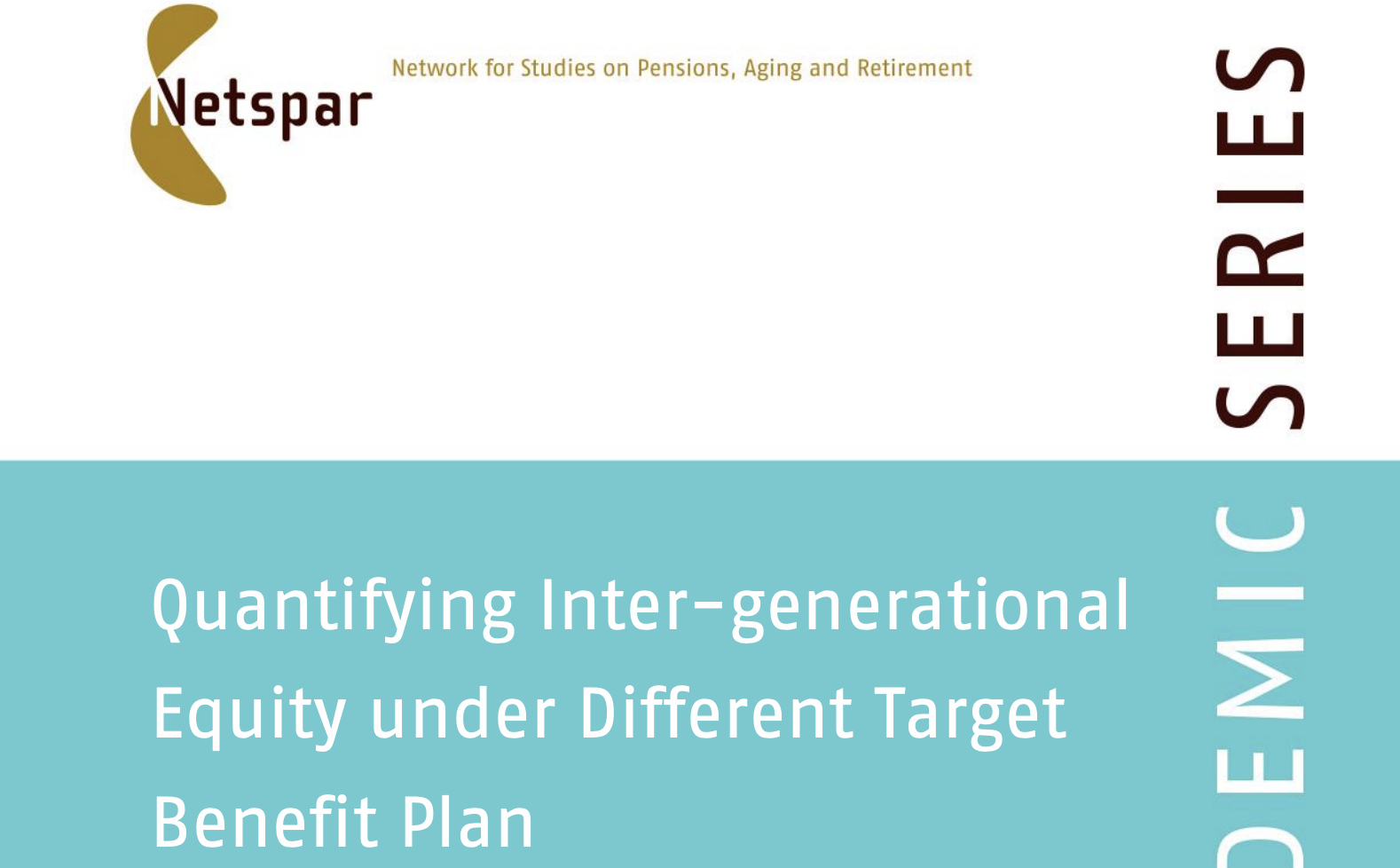 Quantifying Inter-generational Equity under Different Target Benefit Plan Designs